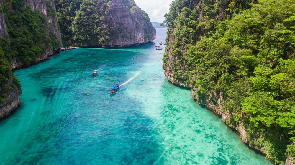 Blue Sea longtail boat tour in Phi Phi Islands, photo 1