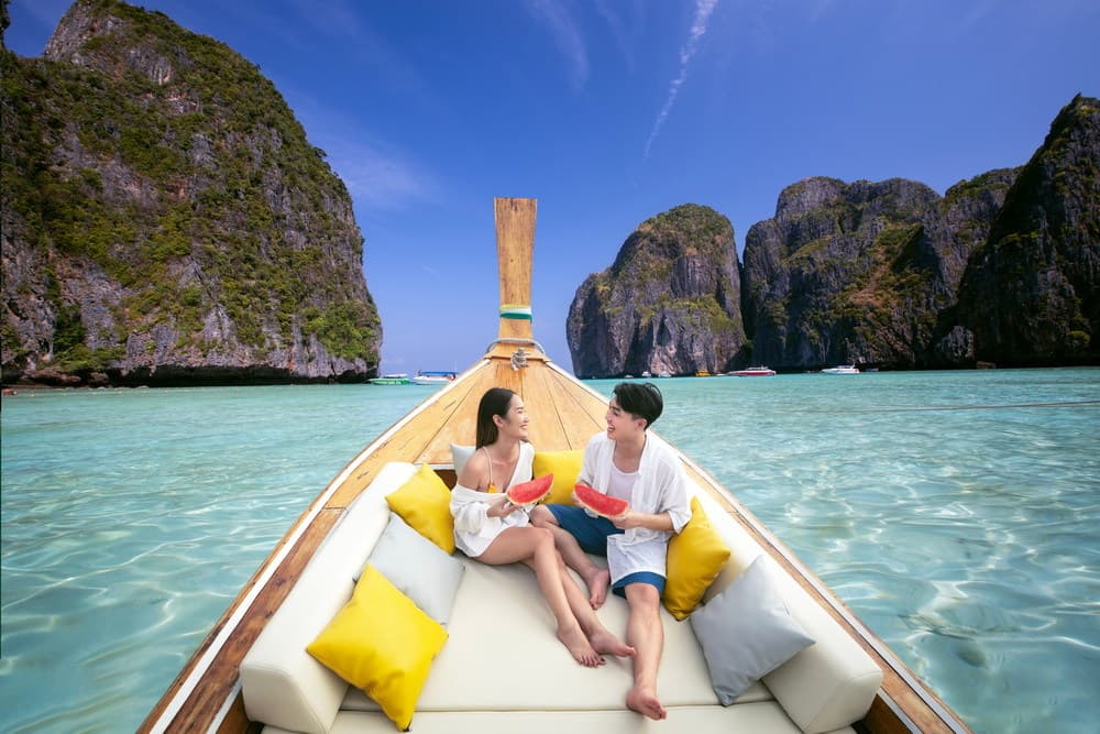 Blue Sea longtail boat tour in Phi Phi Islands, photo 15