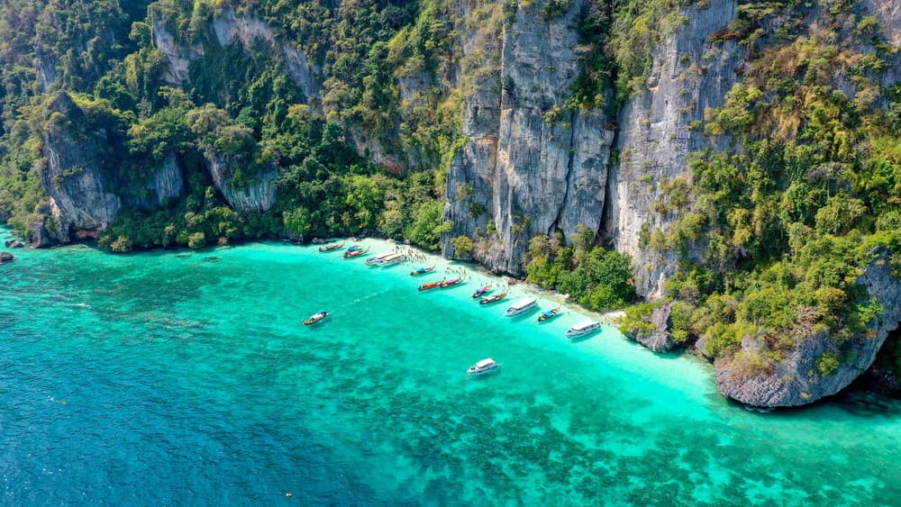 Blue Sea longtail boat tour in Phi Phi Islands, photo 7